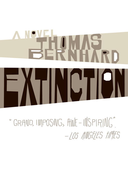 Title details for Extinction by Thomas Bernhard - Available